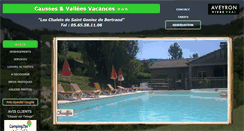 Desktop Screenshot of causse-vacances.com